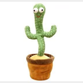 USB Dancing Cactus Mimicking Recording Music Light Up Baby Interactive Toy - Lights Up Mimics and Sings- 51743/840 B3(S4)