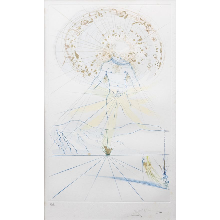 Salvador Dali 'The Bridegroom Leaps Upon the Mountain'