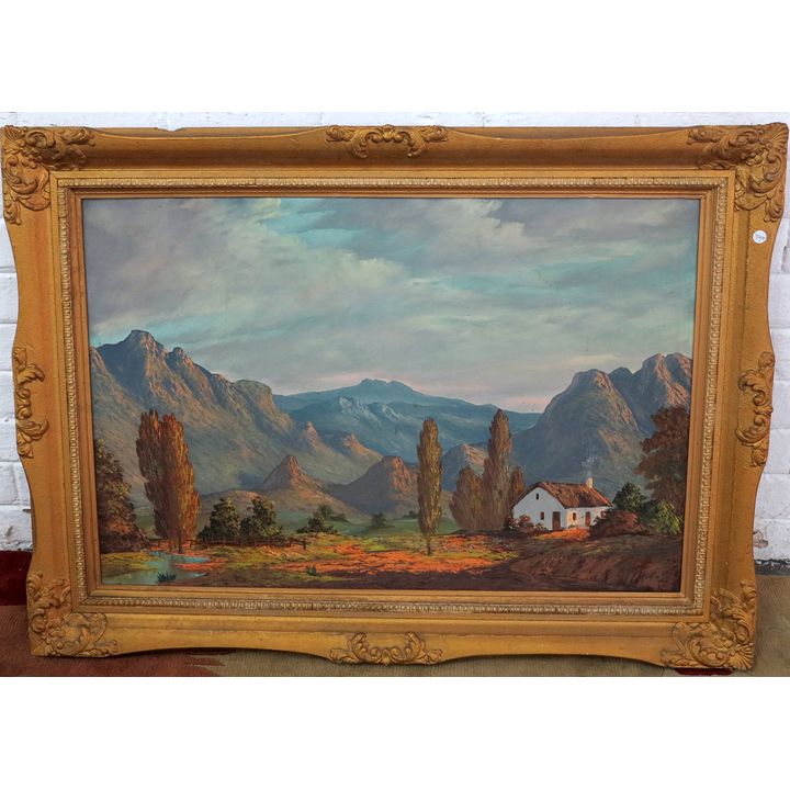OIL ON BOARD - SIGNED