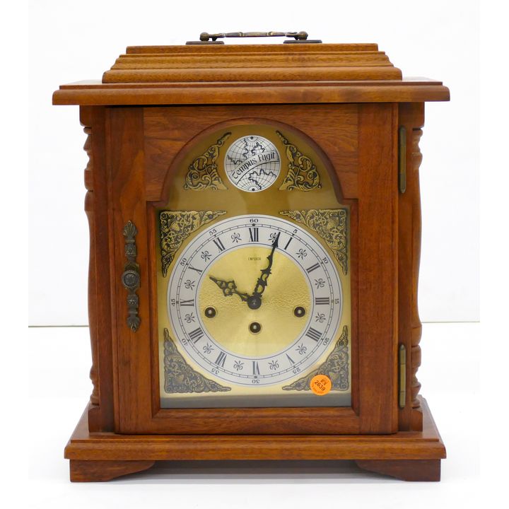 Tempus Fugit Emperor Mantle Clock 16"