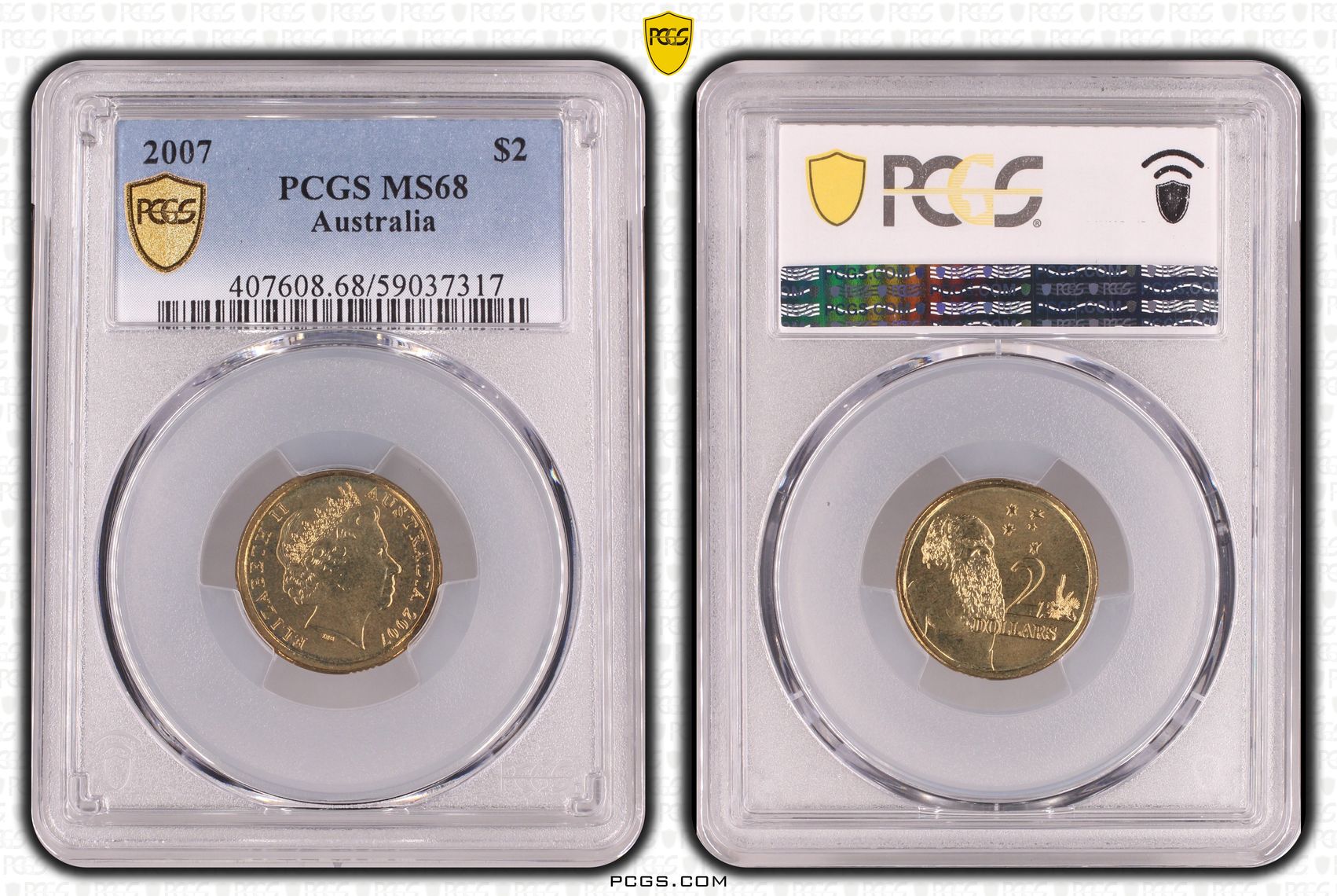 Two Dollar, 2007, PCGS MS68