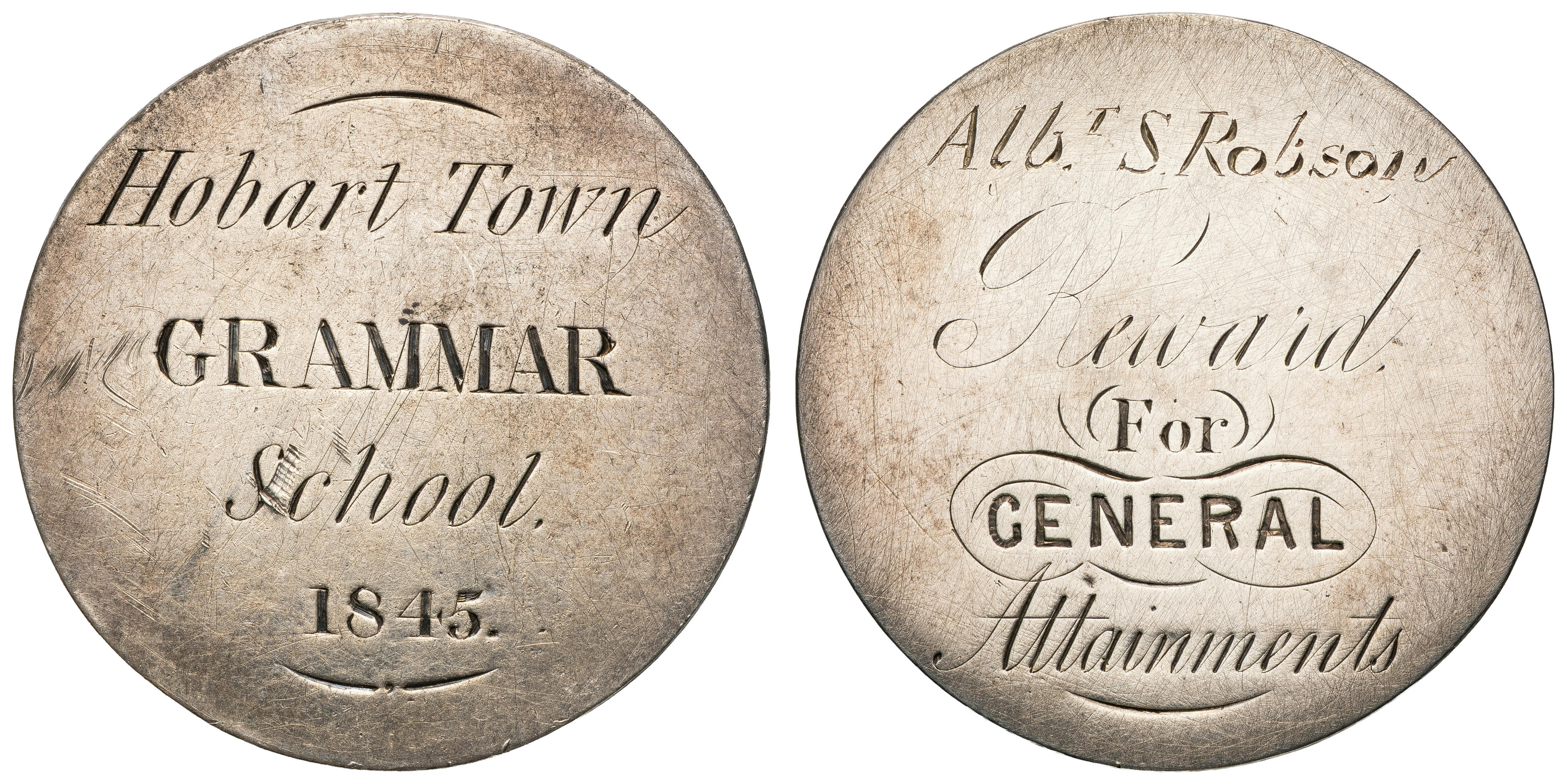 Hobart Town Grammar School, 1845, VF