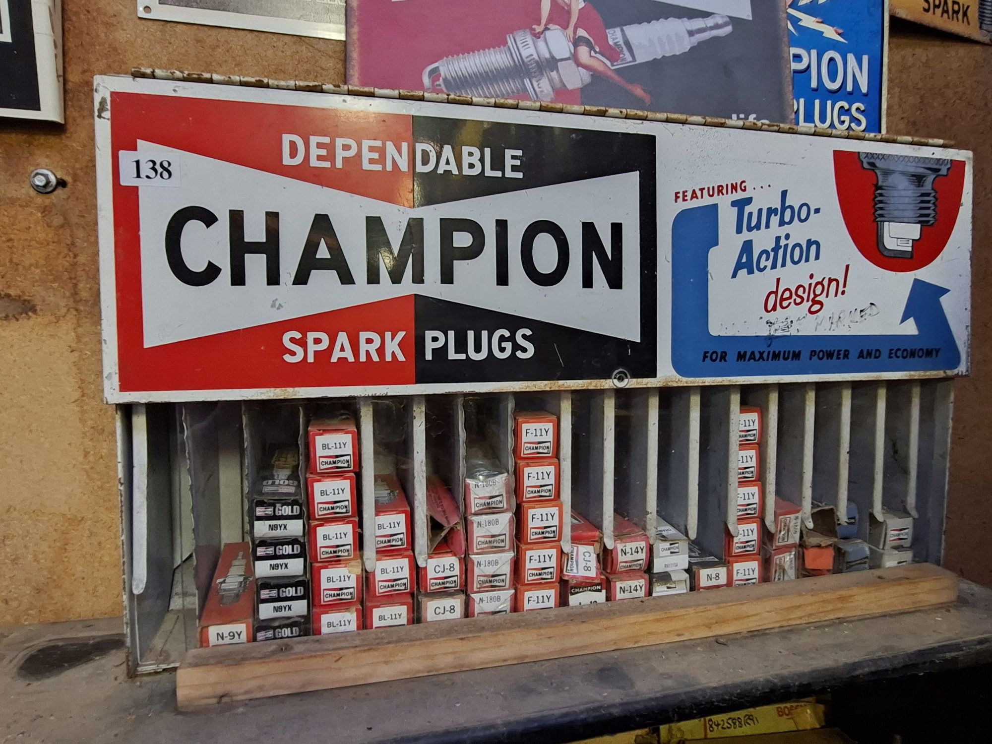 Champion Spark Plug Shop Display