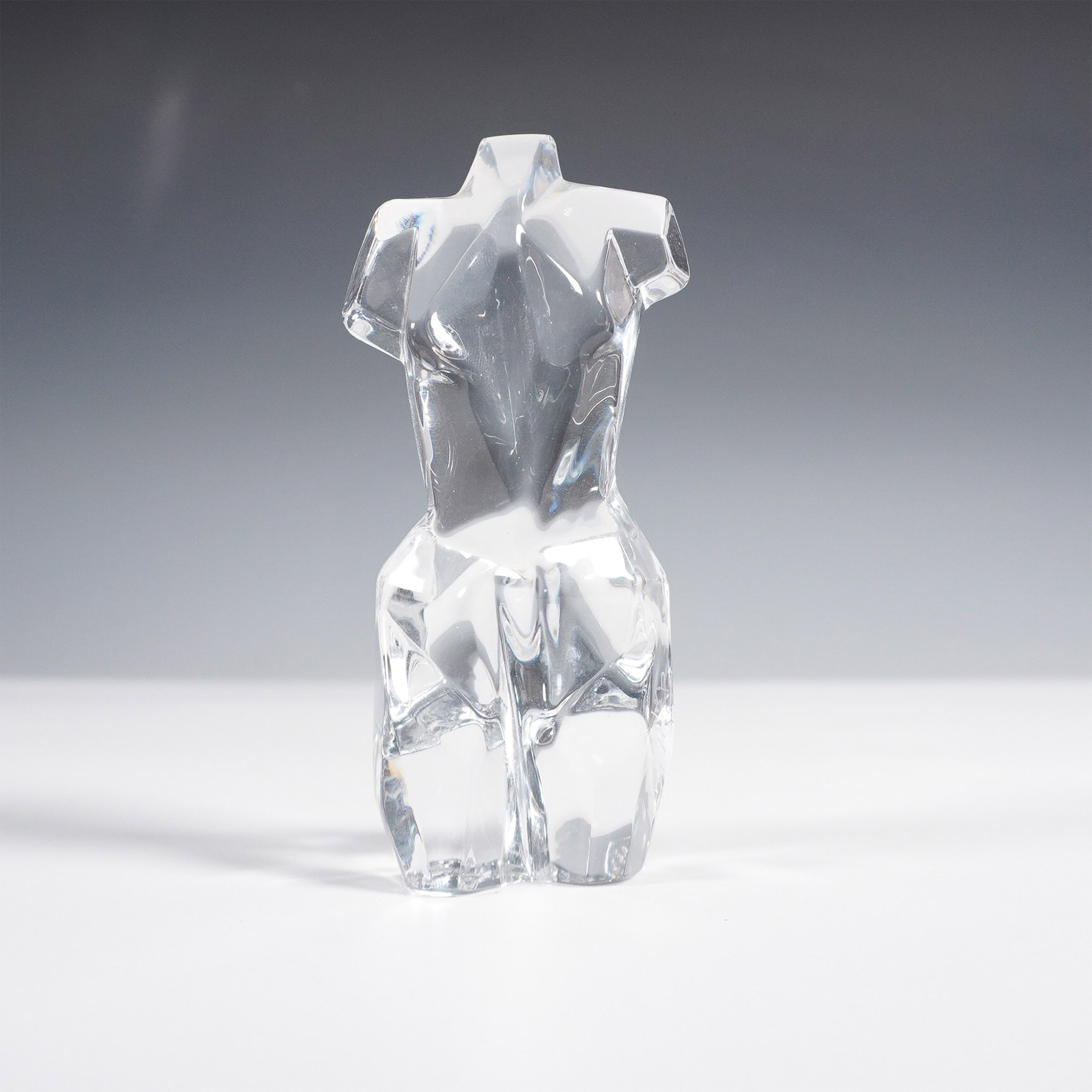 工芸品 Crystal Daum France Daum France Crystal Sculpture, Athena by Pedro Ramirez Vazquez