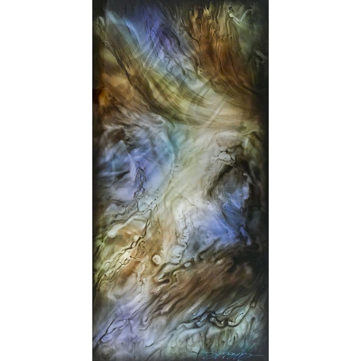 Chris DeRubeis ''Tonal Dunes'' Paint on Metal