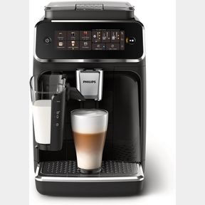 PHILIPS 3300 SERIES FULLY AUTOMATIC ESPRESSO MACHINE - LATTEGO MILK SYSTEM, 5 COFFEE VARIETIES, INTUITIVE TOUCHSCREEN, SILENTBREW,