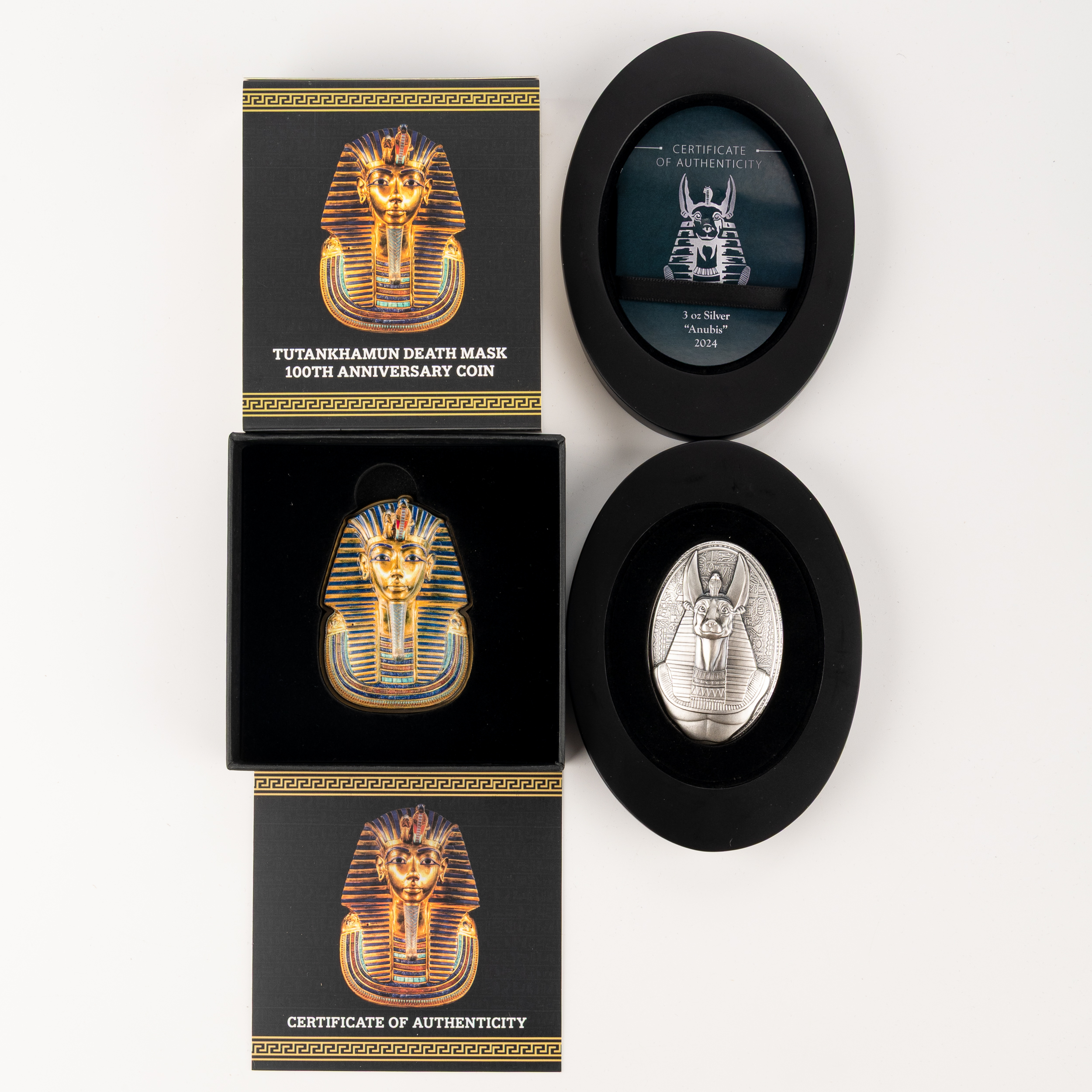 Djibouti, Anubis & Tutankhamun Death Mask, Two Hundred Francs, 2024, UNC