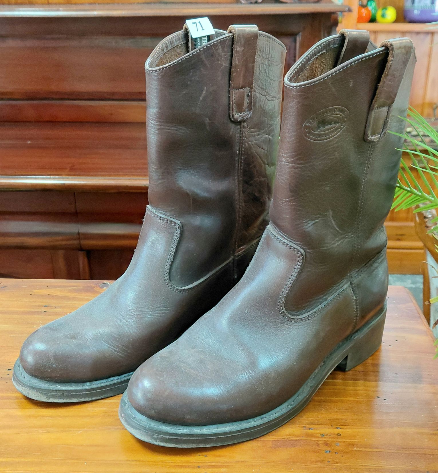 71 · THOMAS COOK LEATHER BOOTS