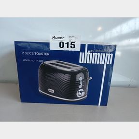 SUNBEAM ULTIMUM 2 SLICE PLASTIC TEXTURED FINISH TOASTER-800W-SUTTR-2000