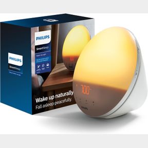 PHILIPS WAKE-UP LIGHT COLOURED SUNRISE SIMULATION, WHITE