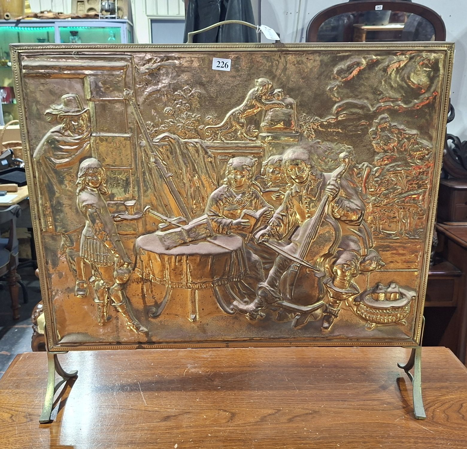 Brass Firescreen