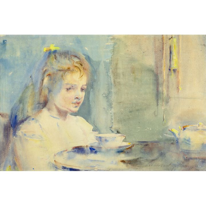 Wilhelmina Douglass Hawley (1860-1958): Tea Time, 1896