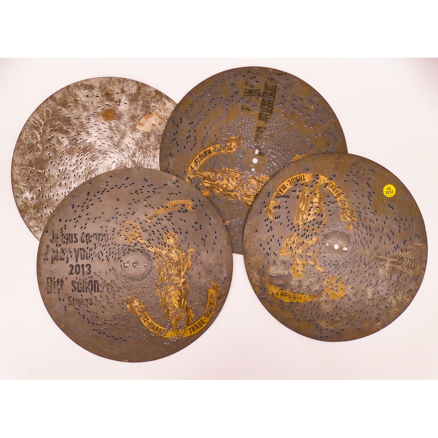 4pc Polyphon Music Box Discs- 11''