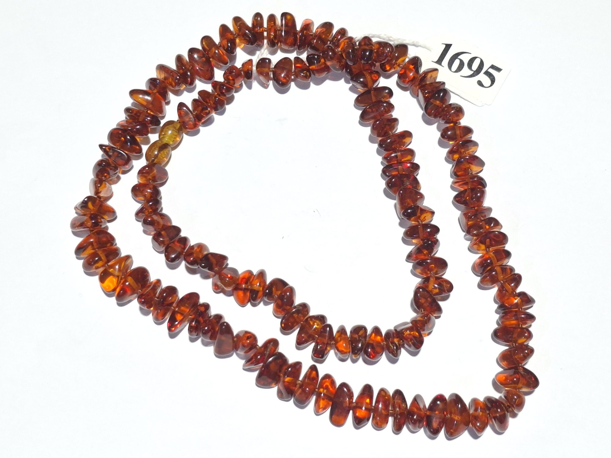 Amber Beaded Necklace