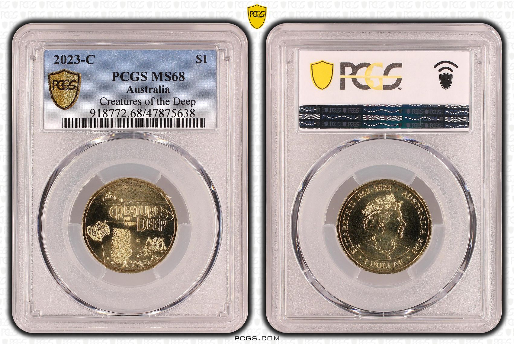 One Dollar, 2023-C, PCGS MS68