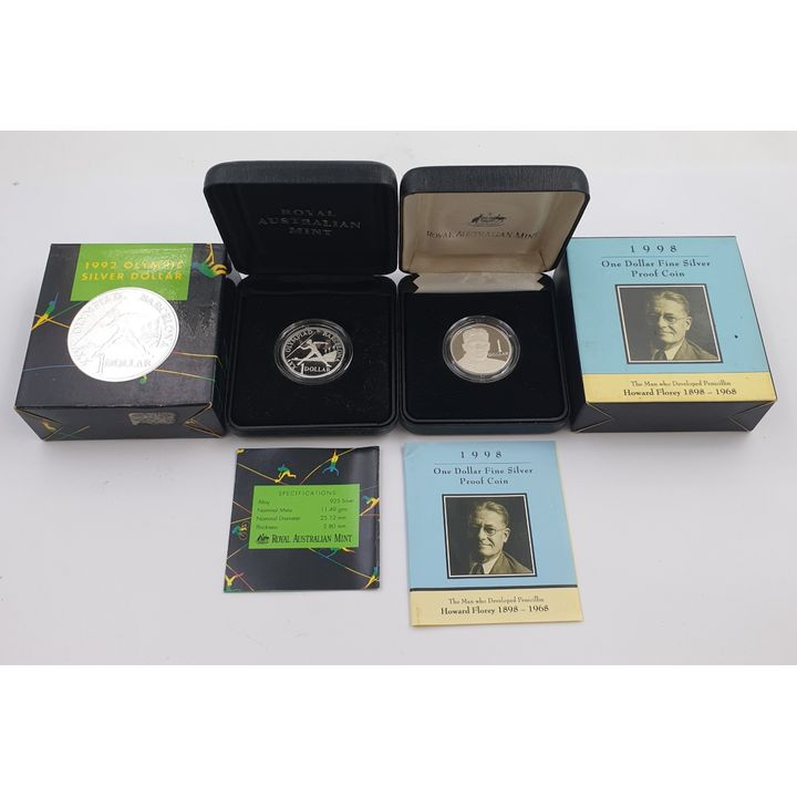 Silver Proof $1 Coins (x2)
