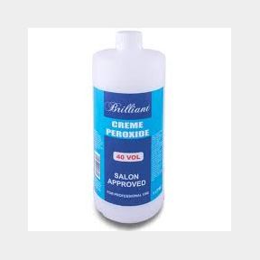 Brilliant 1 Litre Creme Peroxide 40 Volume - Salon Approved - Salon Approved Creme Peroxide for Bleaching Hair- 51743/2950