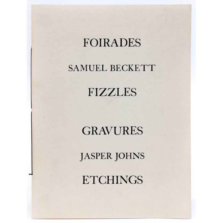SAMUEL BECKETT - PUBLICITY BROCHURE