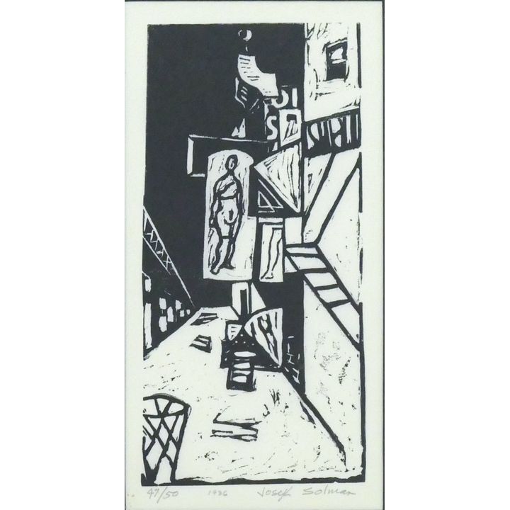 Joseph Solman ''Venus of 23rd Street'' 1936 Woodcut