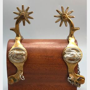 Buermann Hercules Bronze Horse Head Spurs