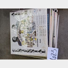 Independence Centennial record and others in the stack