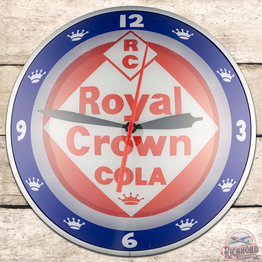 RC Royal Crown Cola 15" Double Bubble Advertising Clock