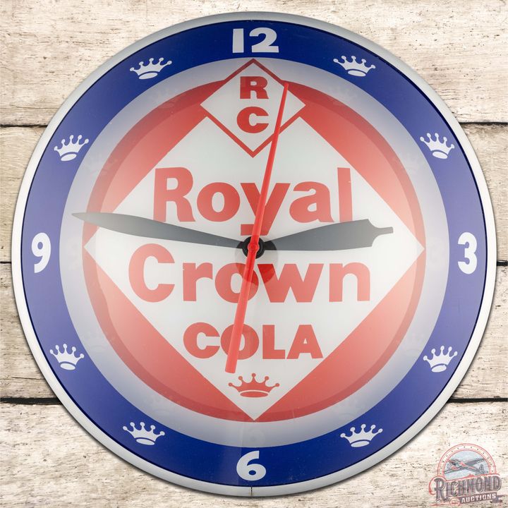 RC Royal Crown Cola 15" Double Bubble Advertising Clock