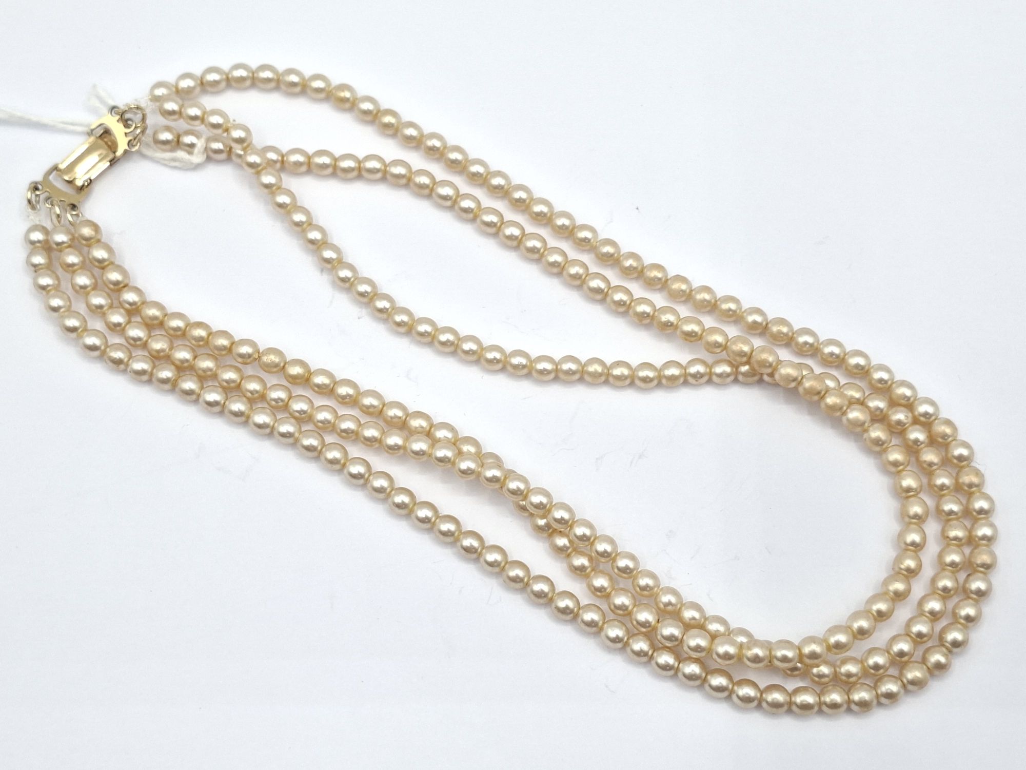 Art Deco Faux Pearl Necklace