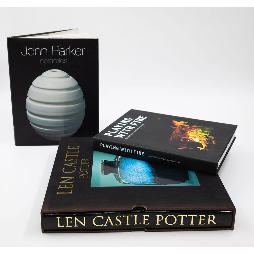 Three volumes on New Zealand ceramics