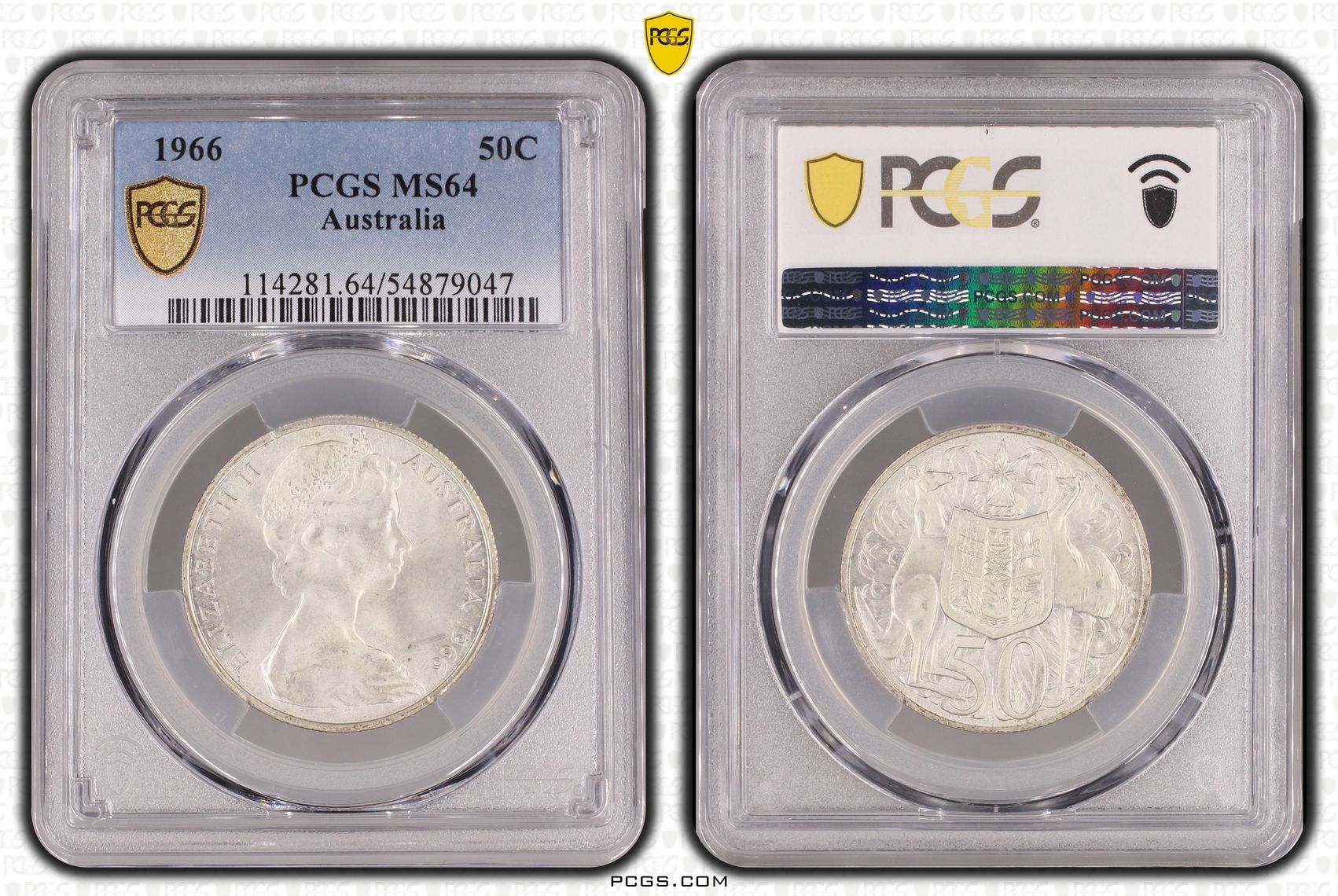 Fifty Cent, 1966, PCGS MS64