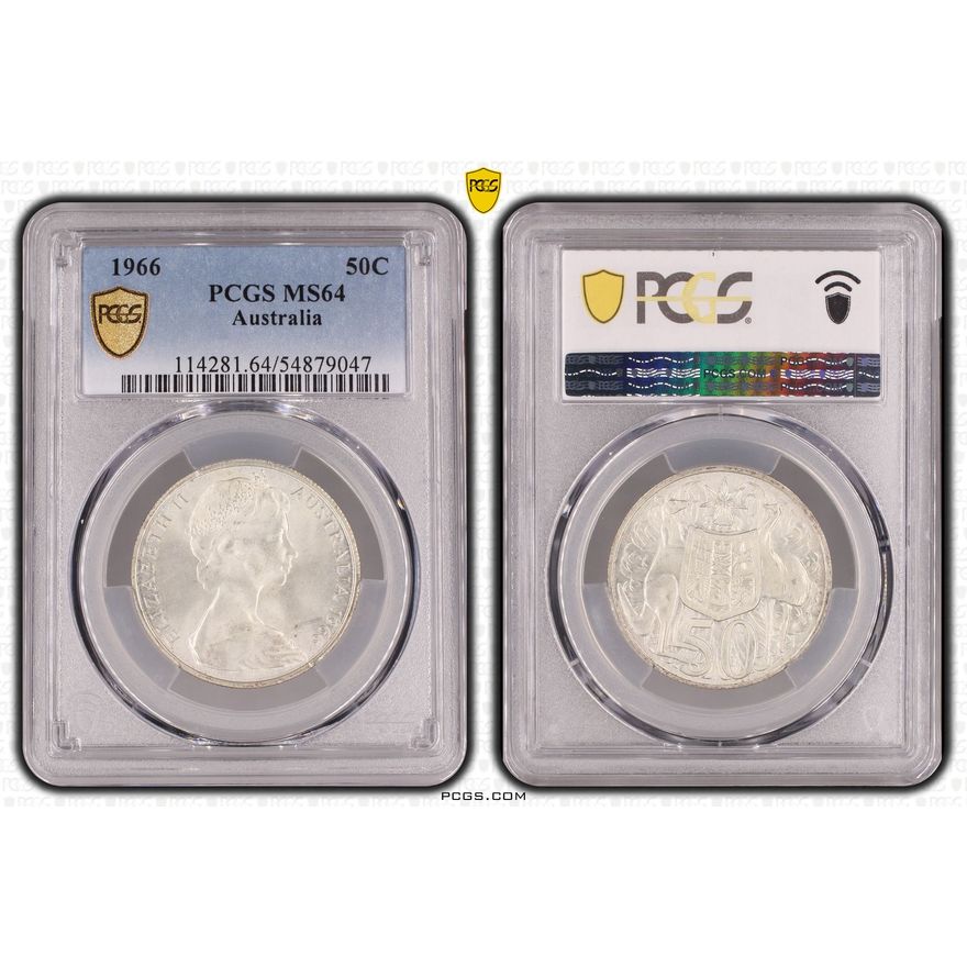 Fifty Cent, 1966, PCGS MS64