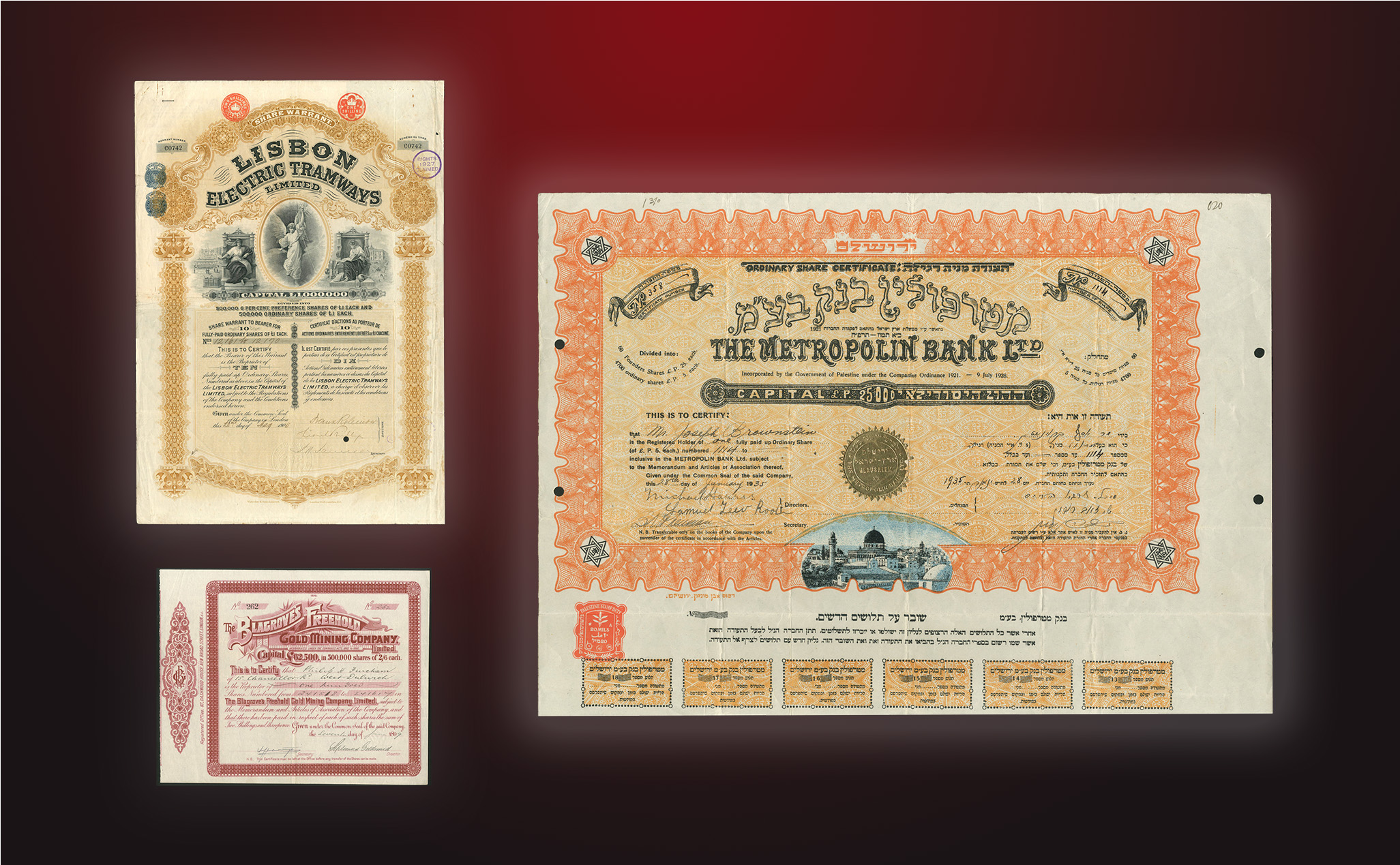 22140 - Bonds and Share Certificates of the World - e-Auction | Spink