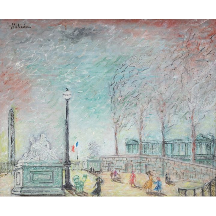 Alicja Halicka | Paryż. Ogrody Tuileries