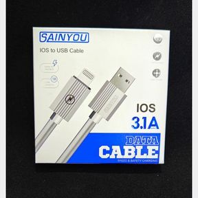 SAINYOU IOS TO USB CABLE (3.1A 1M LENGTH) - 52055/31529