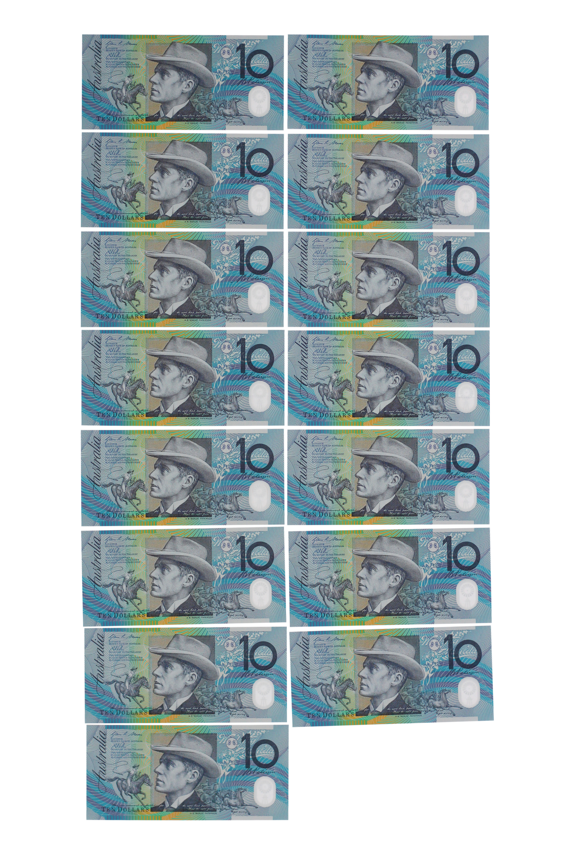 2231. · Accumulation, Stevens/Parkinson, Ten Dollars, 2012, UNC