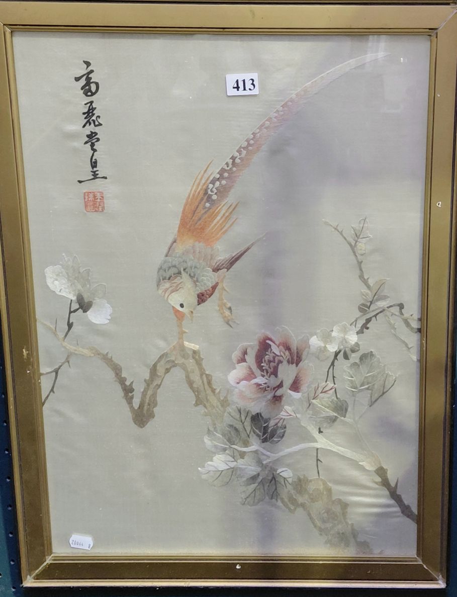 413 · SILK EMBROIDERY