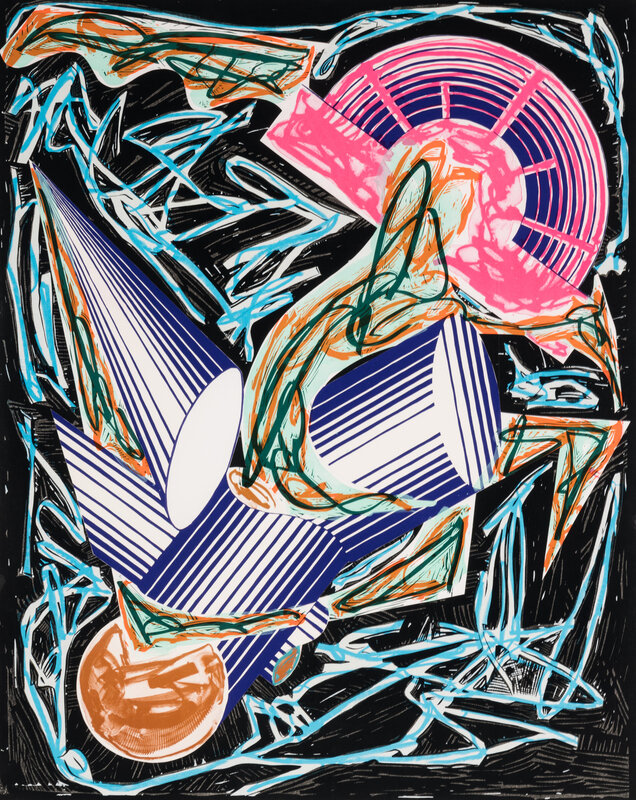 Frank Stella
(American, 1936-2024)
A. Had Gadya: Front Cover (from Illustrations After El Lissitzky's Had Gadya), 1984