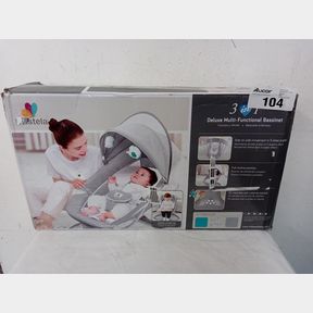 MASTELLA 3-IN-1 DELUXE MULTI FUNCTION BASSINET. - GREY -