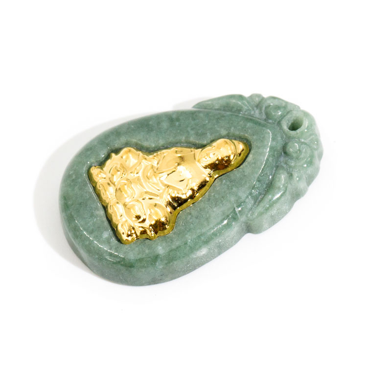 242 · 24ct Jade Pendant,