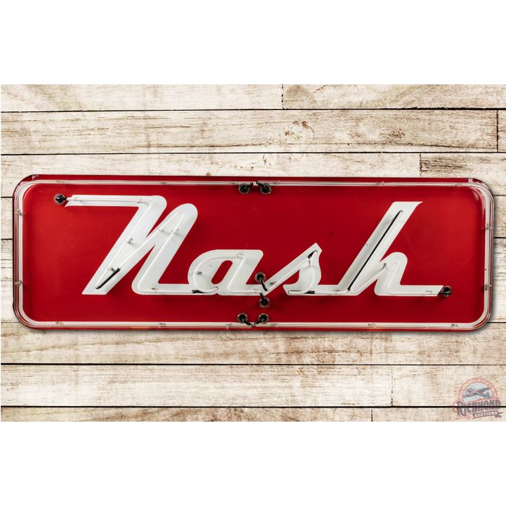 8' Nash Double Sided Porcelain Neon Sign