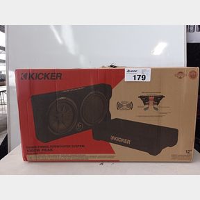 KICKER COMPRT 12 1000W SUBWOOFER IN ENCLOSURE EVO TWEETERS KEYRING -