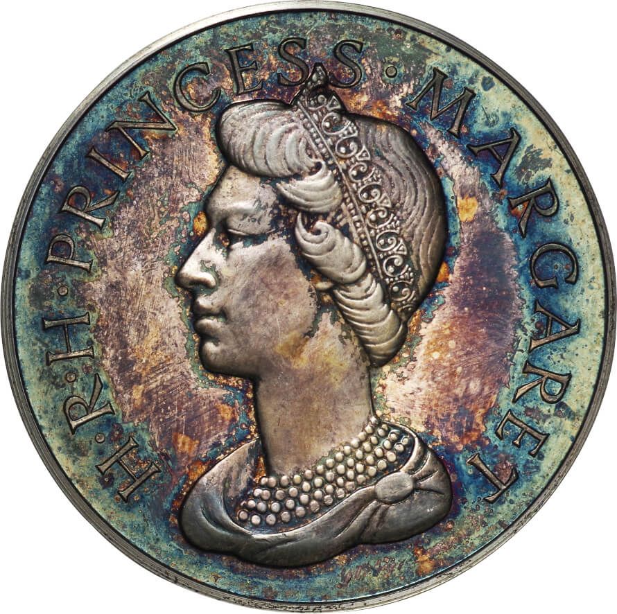 レビュー高評価の商品!の商品をすべて 英国-GB. 1969. Silver. マーガレット王女 英国展来日記念 コレクション