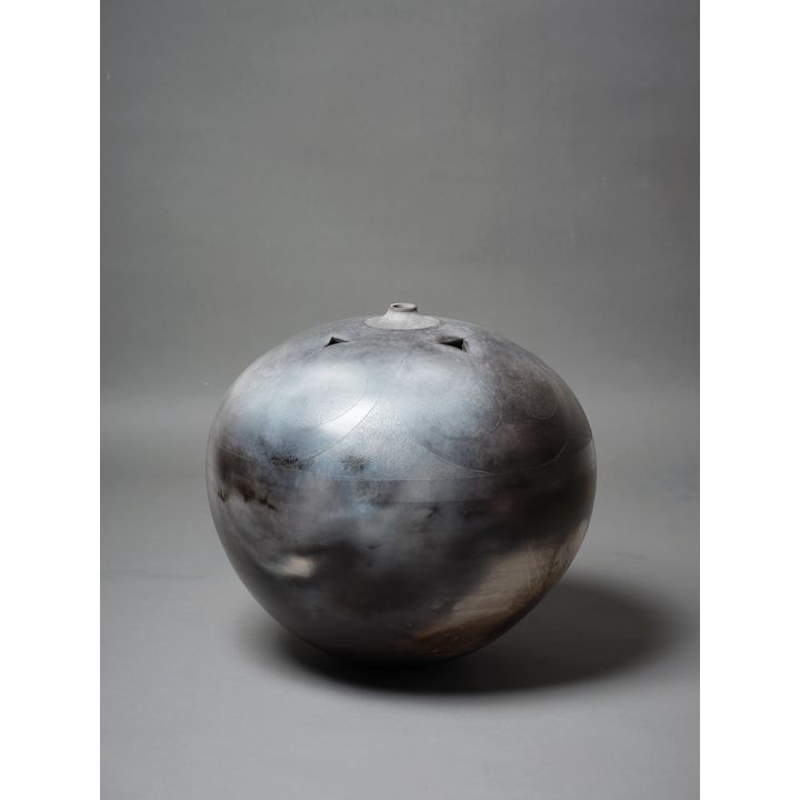 John Featonby - Large spherical floor vase