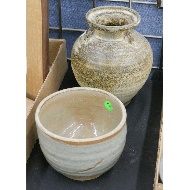 2pc Old Asian Ceramics