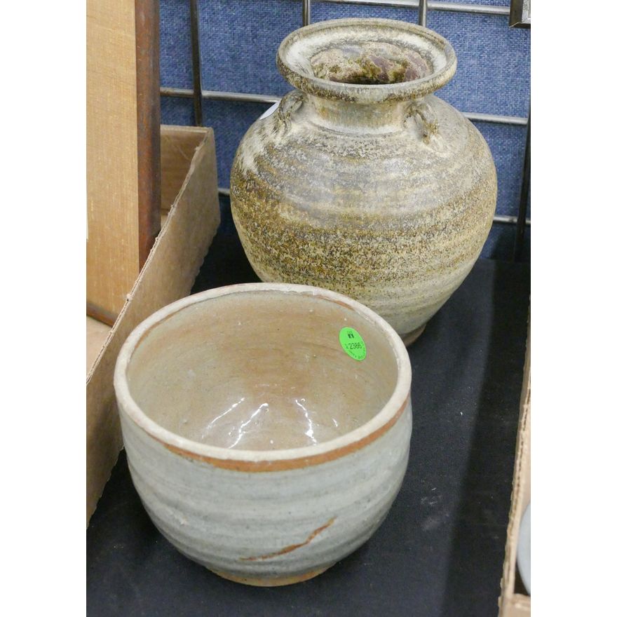 2pc Old Asian Ceramics