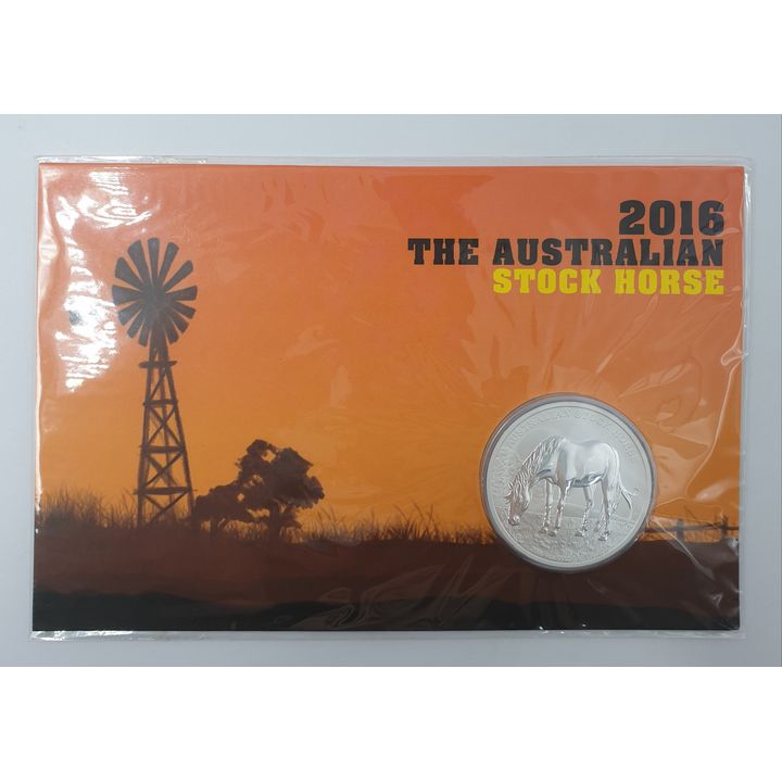 Aus. Stock Horse 1oz. Silver Coin