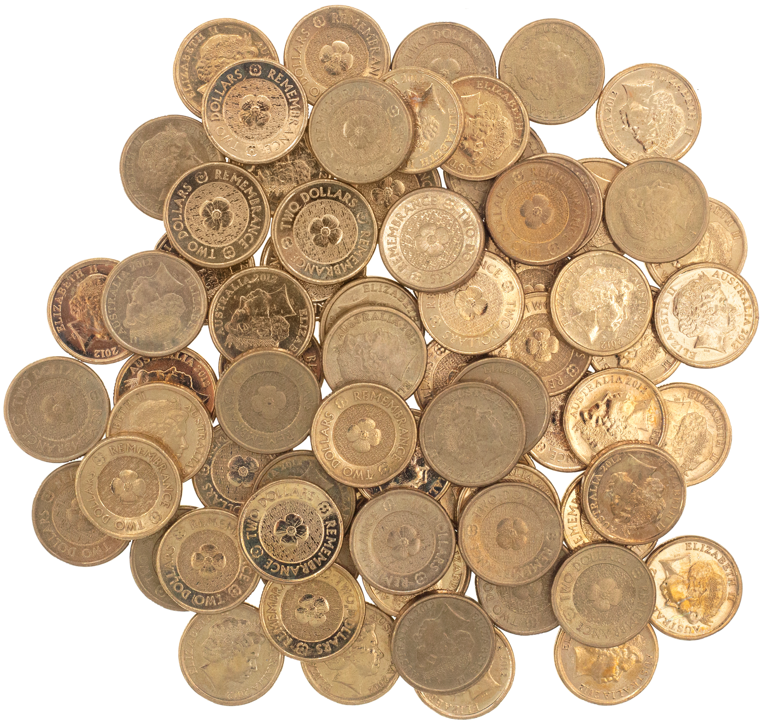 Elizabeth II, Two Dollars, 2012, VF - EF