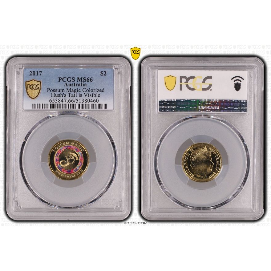 Possum Magic - Hush's Tail is Visible, Two Dollar, 2017, PCGS MS66