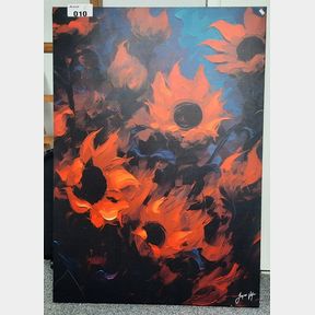 ABSTRACT FLOWER DIVINE ANTHOLOGY CANVAS DESIGN