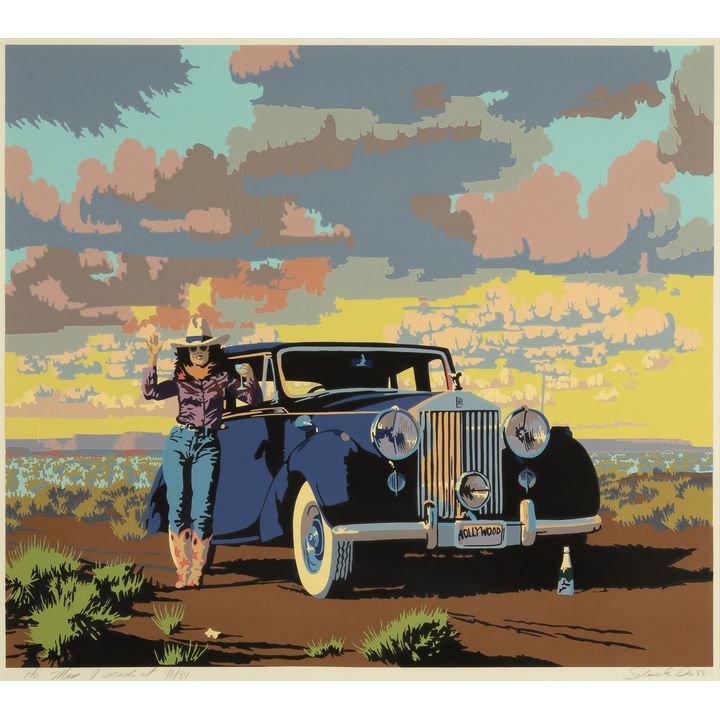Bill Schenck (1947- ): Hi Mom, I Made It, 1988
